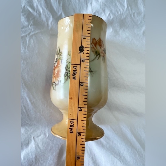 R.S. Stamped Set Of Glasses | Lot Of 4 | Maker Unknown | Floral. - Picture 6 of 7